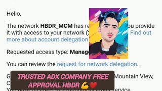 ADX APPROVAL FREE  HBDR ADX APPROVAL  GOOGLE MCM HBDR ADX APPROVAL [upl. by Atsilac652]