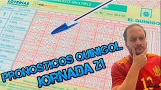 QUINIGOL JORNADA 21⚽ ANÁLISIS Y PRONÓSTICO LA LIGA EA SPORTS [upl. by Jsandye]