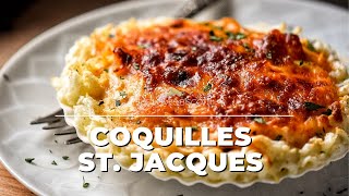 Coquilles StJacques with Scallops and Shrimp [upl. by Christiana]