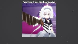 FranChouChou  Gekkou Survive  Lyrics [upl. by Notac]