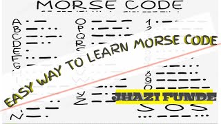 Tricks to learn Morse code easily [upl. by Basile771]