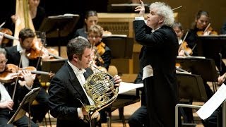 Hosokawa Horn Concerto  Dohr · Rattle · Berliner Philharmoniker [upl. by Bonner]