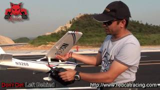 RedCat Racing RC Cessna 182 RC Airplane Maiden Flight [upl. by Mastat]