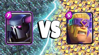 PEKKA Vs EVOLVED BARBARIANS  Clash Royale Battle [upl. by Bertsche893]