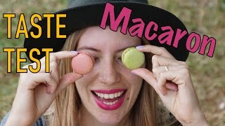 Macaron Taste Test in Paris [upl. by Limak]