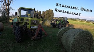 23 Schnitt  Siloballen  Öhmd  Raps säen  Farmvlog56 [upl. by Nosyaj680]