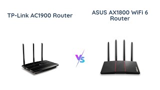 TPLink AC1900 vs ASUS AX1800 WiFi 6 Router [upl. by Berta]