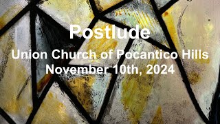 Postlude  111024 [upl. by Chaddie]