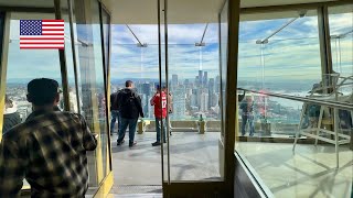 visiting seattle’s space needle on a fall afternoon [upl. by Thorstein]