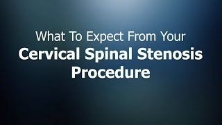 Cervical Spinal Stenosis Procedure  Dr Brian Hoeflinger [upl. by Odraude]