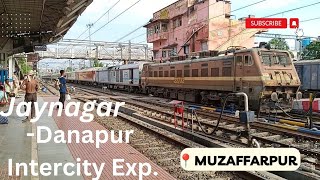 Jaynagar  Danapur 13225 Intercity Exp Arrival Muzaffarpur Junction [upl. by Vida]