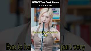 NMIXX Tiny Desk Korea  Vocal Highlights Run For Roses [upl. by Halludba406]