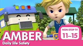 Daily life Safety Full Episodes│1115 Episodes│AMBERs Safety Series│Safety Episodes│Robocar POLI TV [upl. by Yatzeck964]