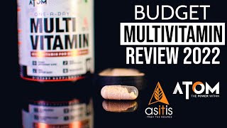 Best Multivitamin Review 2022 Under 399 Asitis ATOM Multivitamin for Men amp Women 31 Vital Nutrients [upl. by Nivek]