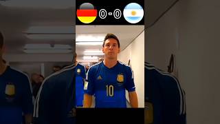 Germany 1 x 0 Argentina  World Cup Final 2014  Messi Heartbreak football youtube shorts [upl. by Jemma495]