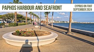 A Walk Along Paphos Harbour And Sea Front [upl. by Sampson]