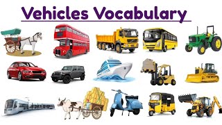 Vehicles names transport name in EnglishEnglish to Telugu tutorials [upl. by Aihsakal]