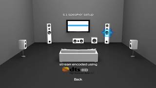 51 Speaker Setup  DTSHD HighRes Audio 51 [upl. by Grosvenor885]