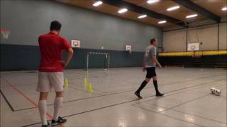 FUTSAL COACHING SKILLS Stamina Shooting Movement Training II  HSRW Kleve [upl. by Filmore]