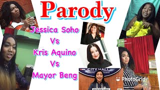 Jessica Soho vs Kris Aquino vs Mayor Beng 😂 Parody just for fun  who will win 😂😂 [upl. by Pompea509]