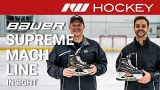 Bauer Supreme Mach Skate Line  OnIce Insight [upl. by Rohpotsirhc]