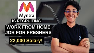 Myntra Job For Freshers  Work From Home Job  Myntra Careers 2020  BPO Jobs  Customer Support [upl. by Ahsenrat]