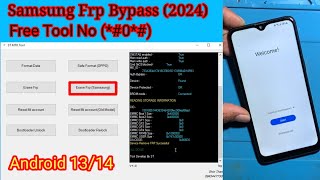 Finally Samsung Frp Bypass 2024 Tool Fre  All Samsung Frp Remove Adb Enable Fail 0 Not Working [upl. by Ashwell39]