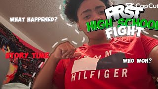 WE JUMPED SOMEONE FIGHT HIGH SCHOOL FIGHT👊🏾  video [upl. by Lleznov]