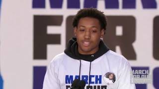 Trevon Bosley Speaks at March for Our Lives  quotEveryday Shootings Are Everyday Problemsquot [upl. by Duncan]