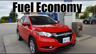 2018 Honda HRV  Fuel Economy MPG Review  Fill Up Costs [upl. by Zoarah]