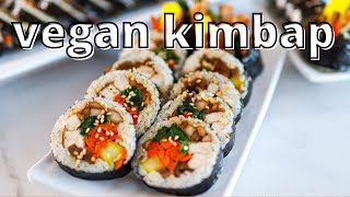 TRADITIONAL VEGAN KIMBAP RECIPEㅣaka Gimbapㅣ비건 김밥 [upl. by Marijn]