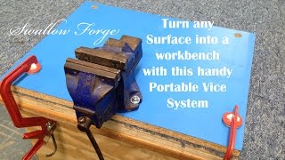 Build a versatile removable Vice vise Mount  Swallow Forge No 21 [upl. by Cohn290]