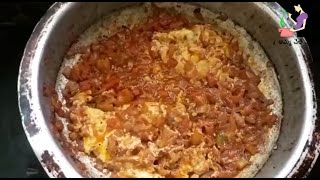 Egg pulta  egg poratu curry  egg bhurji recipe in Telugu by amma chethi vanta [upl. by Banna426]