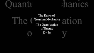 Ehv Quantization of Energy quantummechanics [upl. by Candra]