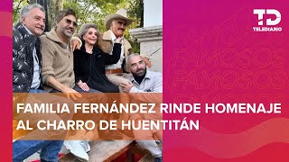 Vicente Fernández cumple 2 años de fallecido familia rinde homenaje [upl. by Analram]