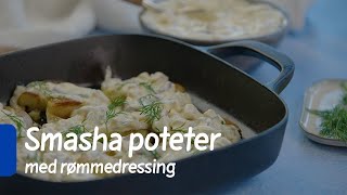 Smasha poteter på grillen  REMA 1000 [upl. by Eecyak]