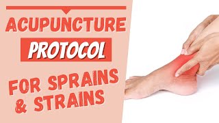 Acupuncture for Strains amp Sprains [upl. by Narah]