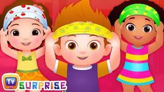 Head Shoulder Knees amp Toes  ChuChu TV Surprise Eggs Learning Videos [upl. by Jurkoic527]