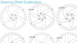 Alibre V28 Preview  Drawing Sheet Duplication [upl. by Ulick801]