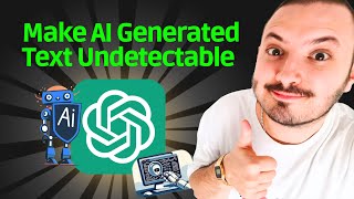 How To Make AI Generated Text Undetectable  Full Guide [upl. by Llerrit480]