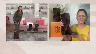 Miz Mooz Leather Mid Boots  Tansy on QVC [upl. by Gaylor]