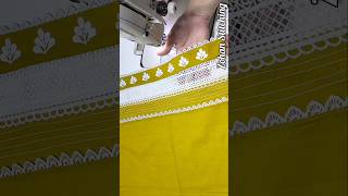 Amazing💥 Sewing Tips and Tricks Beautiful Kurti Sleeves Design With Lace shorts sewing viral😱🔥🔥🔥 [upl. by Ennagem]