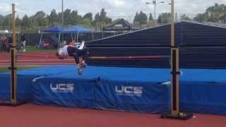 Kathy Bergen sets W75 world record in high jump [upl. by Elianore]