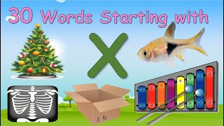 30 Words Starting with Letter X  Letter X words  Words that starts with X [upl. by Licastro415]