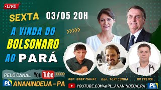 SUPER PODCAST SOBRE A VINDA DO BOLSONARO E MICHELE AO PARÁ [upl. by Cence]