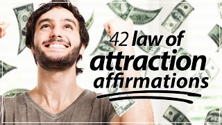 42 Essential Law Of Attraction Affirmations POWERFUL [upl. by Airogerg]