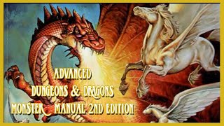 DND DampD MONSTER MANUAL 2ND EDITION [upl. by Reseta533]