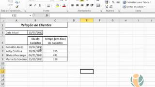 Saiba como contar quantos dias se passaram entre duas datas usando o Excel [upl. by Ananna866]