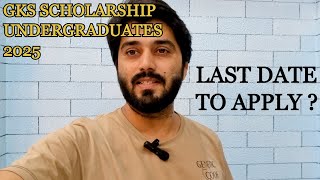 GKS Undergraduate 2025  LAST DATE TO APPLY  2025 GLOBAL KOREA SCHOLARSHIP altaftravelogue [upl. by Aidnac246]