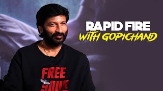 Rapid Fire with Gopichand  BHIMAA Movie Team Interview  Malvika Sharma  Priya Bhavani Shankar [upl. by Euqinoj]